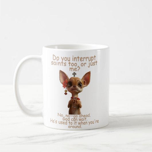 Chihuahua-Tasse Kaffeetasse (Links)