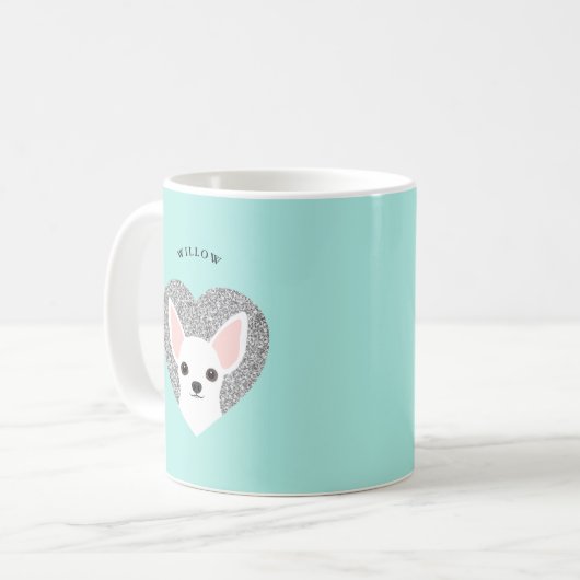 Chihuahua-Tasse Kaffeetasse (Vorderseite Links)