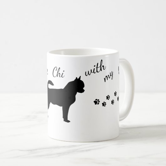 Chihuahua Tasse Tea Cup (VorderseiteRechts)