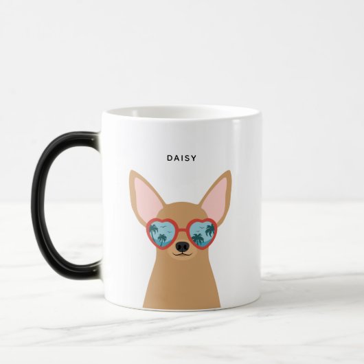 Chihuahua-Tasse Verwandlungstasse (Links)