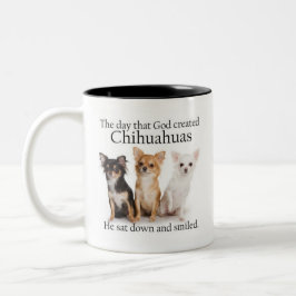 Chihuahua-Tasse Zweifarbige Tasse