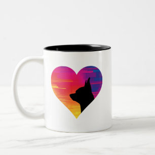 Chihuahua-Tasse Zweifarbige Tasse