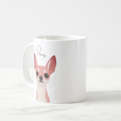 Chihuahua-Tassen Kaffeetasse (Vorderseite Links)