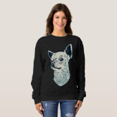 Chihuahua Tattoo Sweatshirt (Vorne ganz)