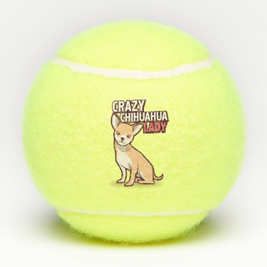 Chihuahua-Tennisbälle Tennisbälle (Rückseite)