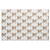 Chihuahua-Tier-Porträt Stoff (Fat Quarter (45,7 x 55,9 cm))