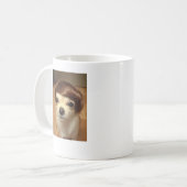 Chihuahua Toupee Kaffeetasse (Vorderseite Links)