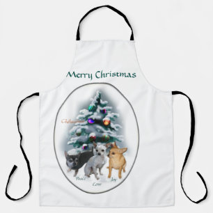 Chihuahua-Trio-Weihnachten Schürze