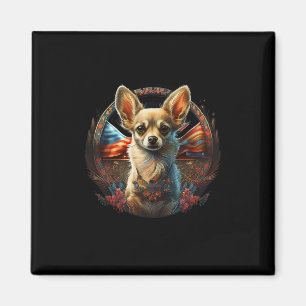 Chihuahua Ukraine Frieden Und Liebe Flagge Hilfe H Magnet