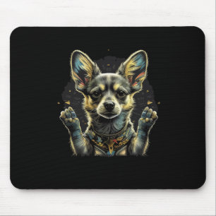 Chihuahua Ukraine Frieden Und Liebe Flagge Hilfe H Mousepad