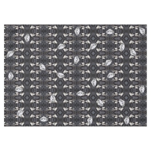 Chihuahua und Diamanten Tischdecke (Vorderseite (Horizontal))