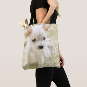 Chihuahua und maltesischer Welpe Tasche