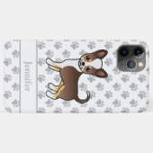 Chihuahua und Name Case-Mate iPhone Hülle (Rückseite (Horizontal))