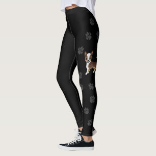 Chihuahua und Paws mit Schokolade Leggings