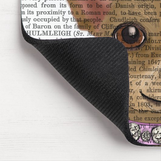 Chihuahua und Tiara Mousepad (Ecke)