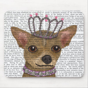 Chihuahua und Tiara Mousepad