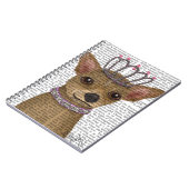 Chihuahua und Tiara Notizblock (Linke Seite)