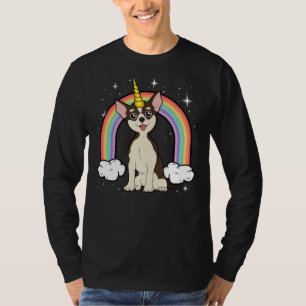 Chihuahua Unicorn Dog Rainbow Galaxy Space Girls B T-Shirt