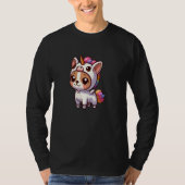 Chihuahua Unicorn Hund Funny Mythological Creative T-Shirt (Vorderseite)