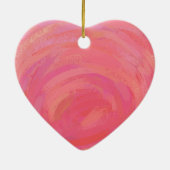 Chihuahua-Valentinstag Keramik Ornament (Hinten)