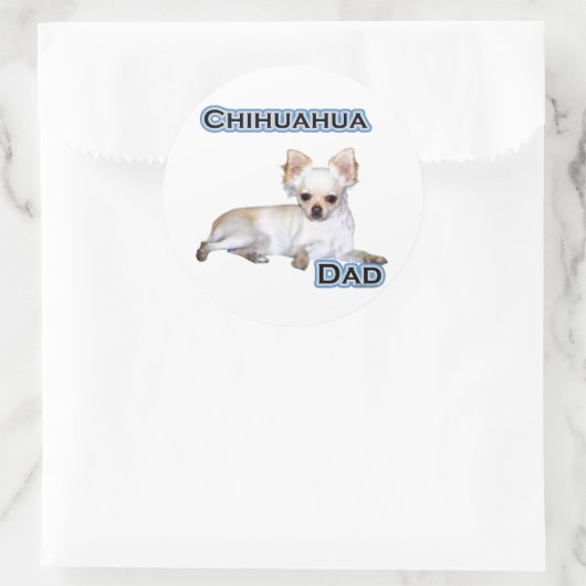 Chihuahua Vater 4 - Aufkleber (Tasche)