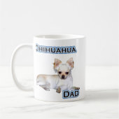 Chihuahua-Vater 4 Kaffeetasse (Links)