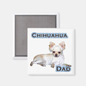 Chihuahua Vater 4 - Magnet (Vorderseite/Rückseite)