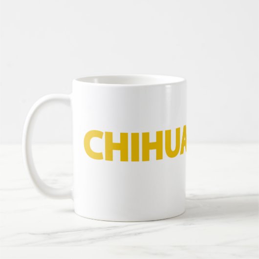 Chihuahua-Vater Kaffeetasse (Links)