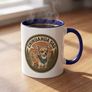 Chihuahua-Vater-Kaffeetasse   Chi-Dog-Vater-Gesche Tasse