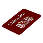 Chihuahua Vater Magnet (Linke Seite)