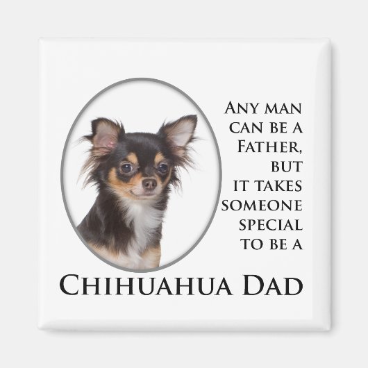 Chihuahua Vater Magnet (Vorne)