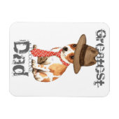 Chihuahua Vater Magnet (Horizontal)