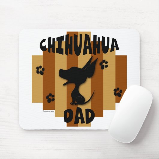 Chihuahua-Vater Mousepad (Mit Mouse)