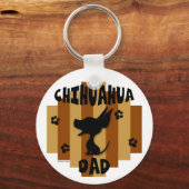 Chihuahua Vater Schlüsselanhänger (Vorderseite)
