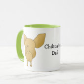 Chihuahua-Vater Tasse (Vorderseite Links)