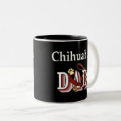 Chihuahua Vater Tasse (VorderseiteRechts)