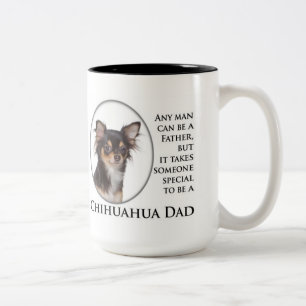 Chihuahua-Vater-Tasse Zweifarbige Tasse