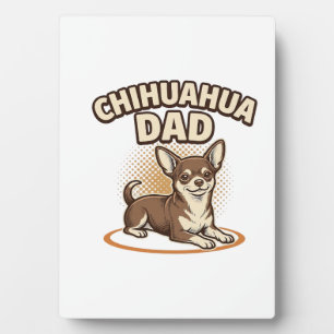 Chihuahua-Vater Vintage Gravur Hunde Liebhaber Des Fotoplatte