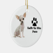 Chihuahua-Verzierungen Keramikornament (Rechts)