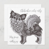 Chihuahua Vibes Card (Vorne/Hinten)