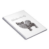 Chihuahua Vibes Classic Notebook Notizblock (Rechte Seite)