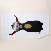 Chihuahua Viking Beach Handtuch (Vorderseite)