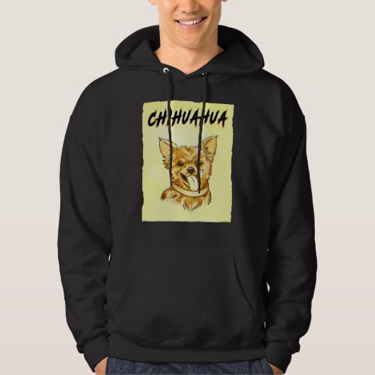 Chihuahua Vintag Hoodie (Vorderseite)