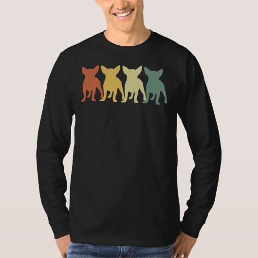Chihuahua Vintag Retro T-Shirt (Vorderseite)