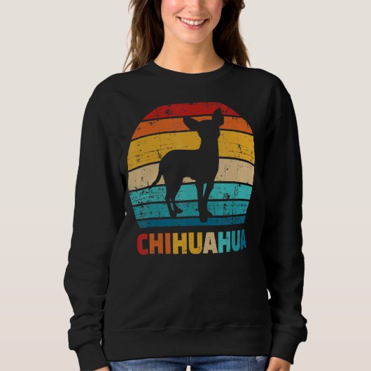 Chihuahua Vintag Sweatshirt (Vorderseite)