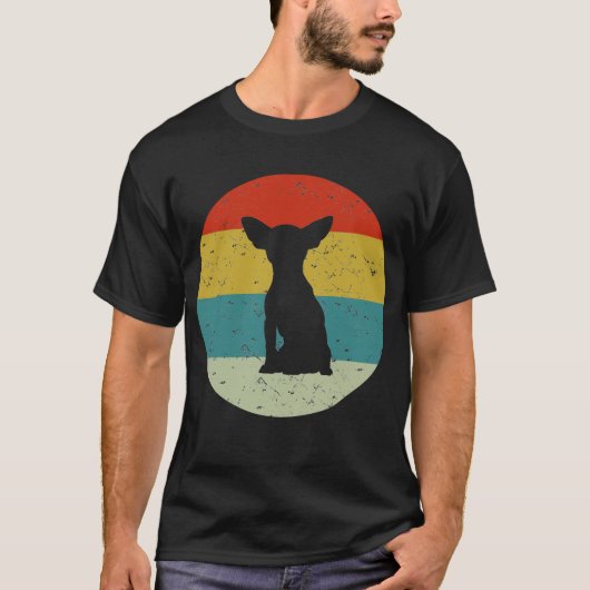 Chihuahua Vintag T-Shirt (Vorderseite)