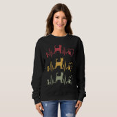 Chihuahua Vintage  3 Sweatshirt (Vorne ganz)