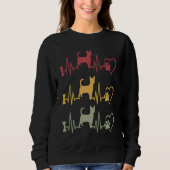 Chihuahua Vintage  3 Sweatshirt (Vorderseite)
