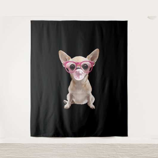 Chihuahua Wandteppich (Vorderseite)