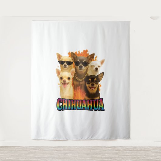 Chihuahua wandteppich (Vorderseite)